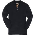 Backpacker Men’s Fleece Henley, Black, Med BP-9156 Black Med